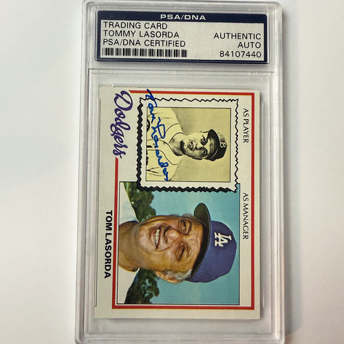 Tommy lasorda signed 1978 - tommy,