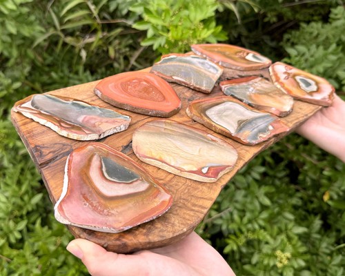 Large polychrome jasper slab - large,